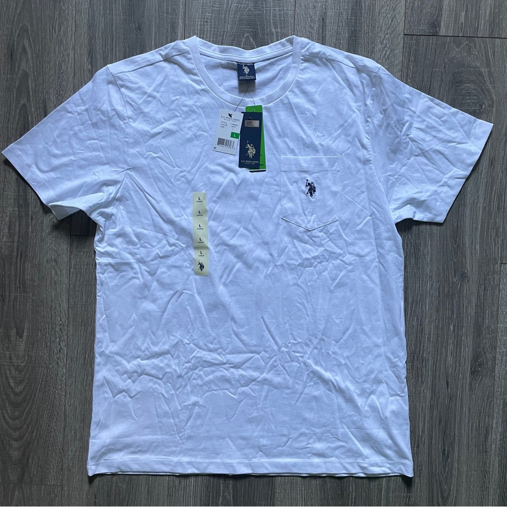 U.S. Polo Assn. white Mens Tshirt Large